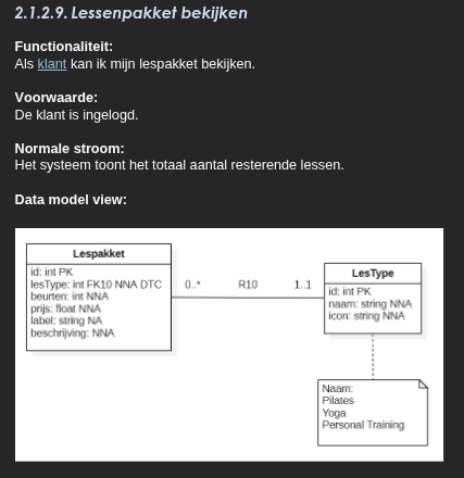 Use Case Beschrijving